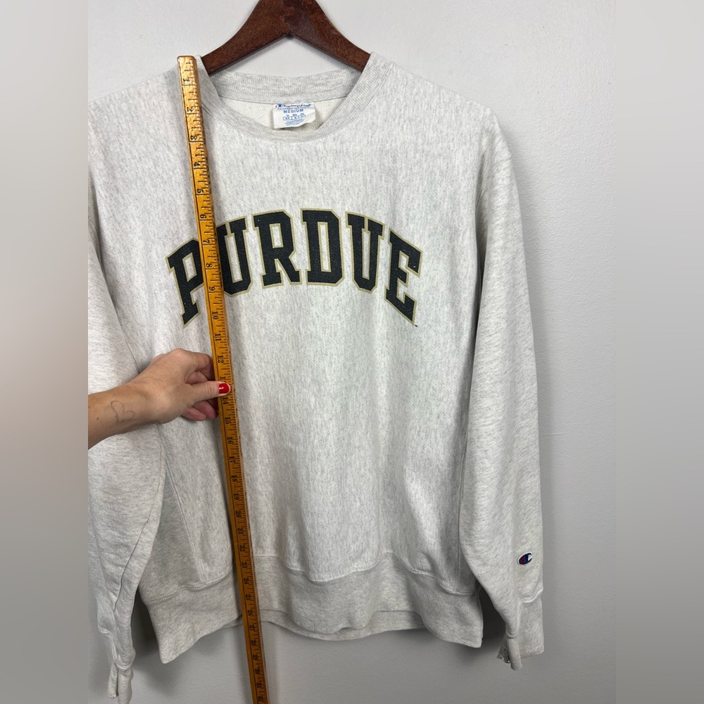 Vintage Champion Purdue Reverse Weave Sweatshirt – Size M - Picture 10 of 12